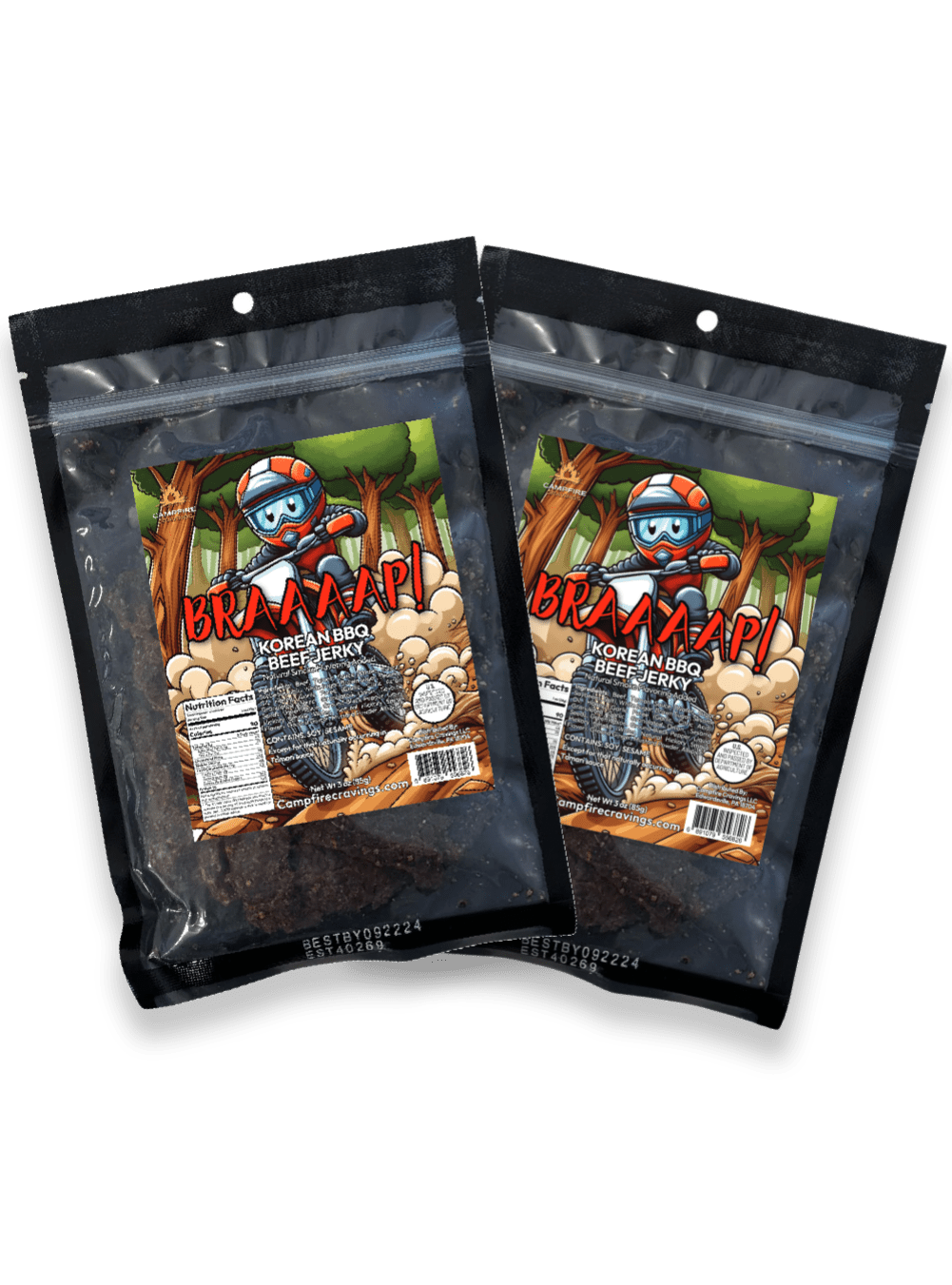 2 BAG BEEF JERKY BUNDLE - Campfire Cravings - Jerky