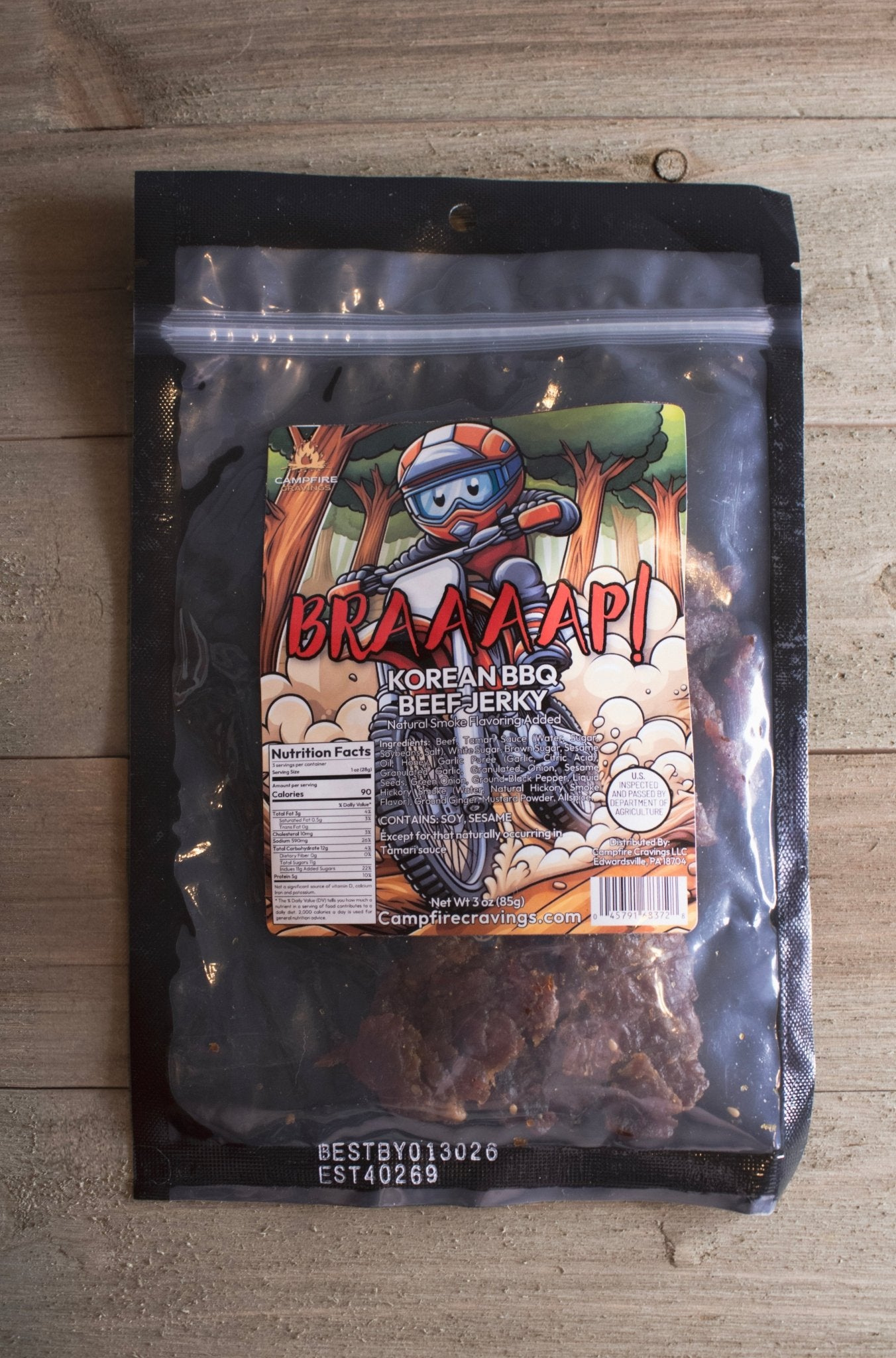"BRAAAP!" - KOREAN BBQ BEEF JERKY - Campfire Cravings -