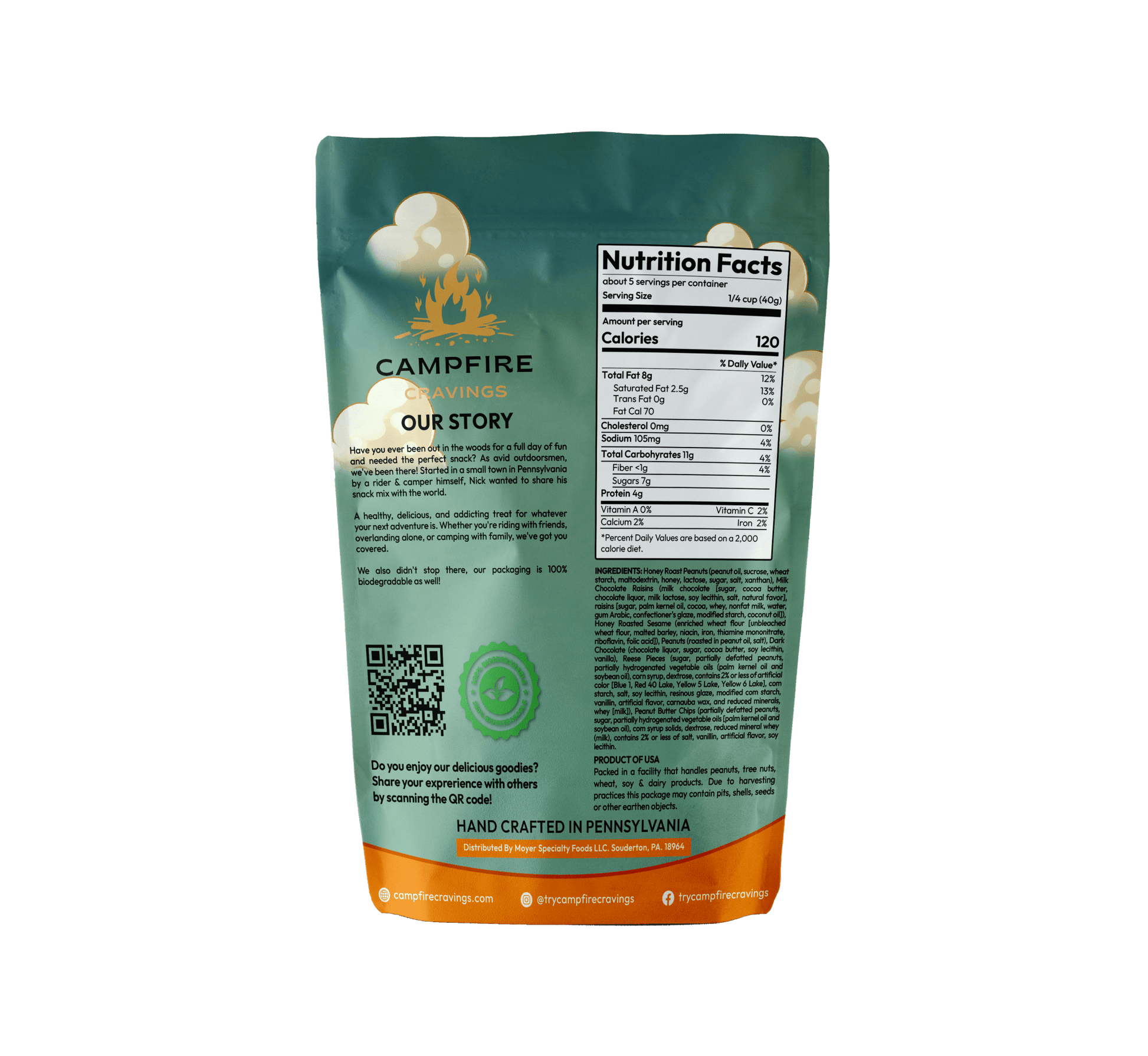 "DIRT TRACKS" - PEANUT BUTTER & CHOCOLATE TRAIL MIX - Campfire Cravings - Trail Mix