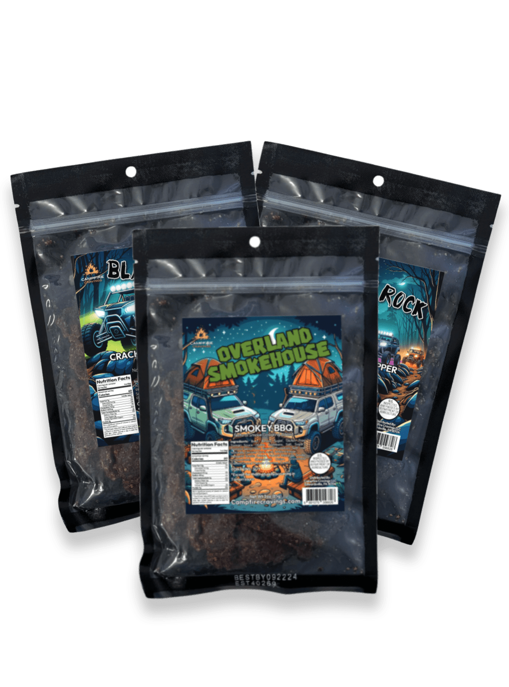 JERKY FLIGHT - 3 BEEF JERKY DEAL - Campfire Cravings - Jerky