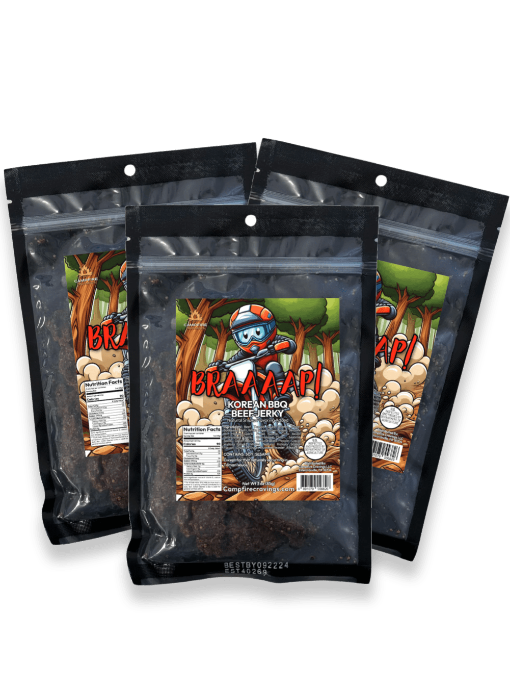 JERKY FLIGHT - 3 BEEF JERKY DEAL - Campfire Cravings - Jerky