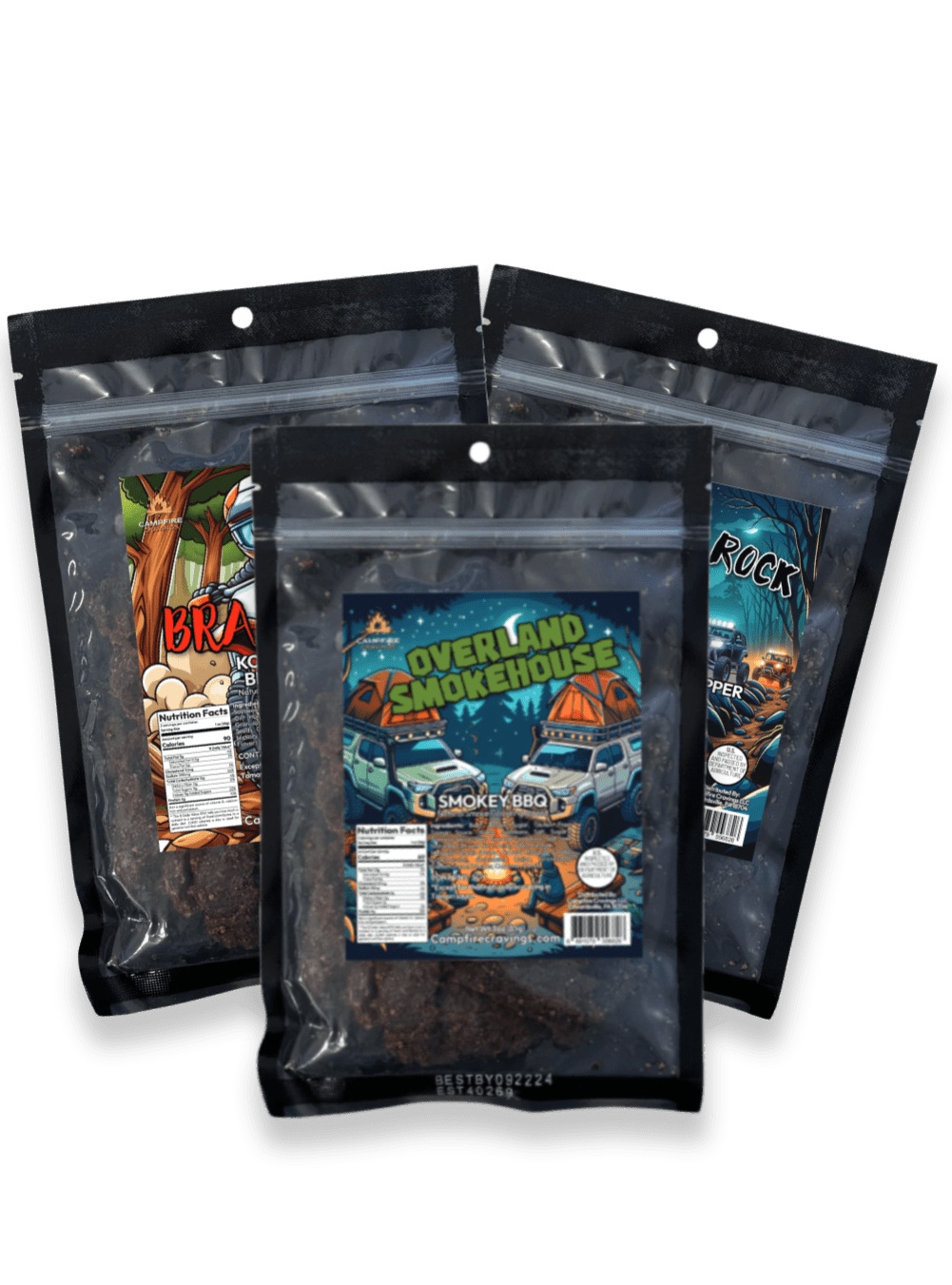 JERKY FLIGHT - 3 BEEF JERKY DEAL - Campfire Cravings - Jerky