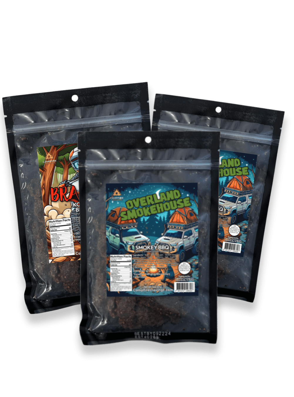 JERKY FLIGHT - 3 BEEF JERKY DEAL - Campfire Cravings - Jerky