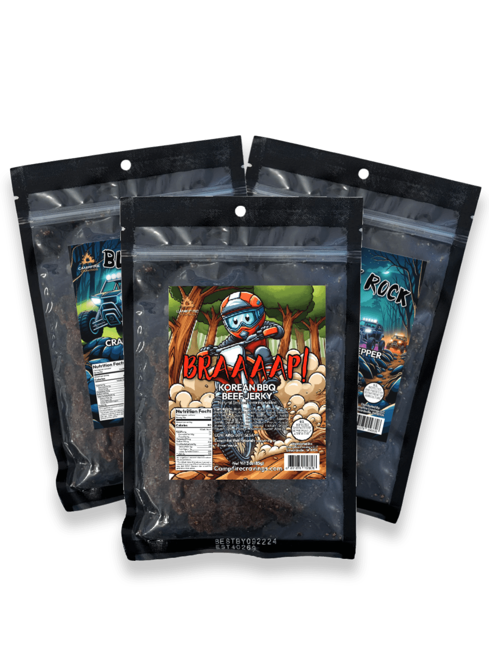 JERKY FLIGHT - 3 BEEF JERKY DEAL - Campfire Cravings - Jerky