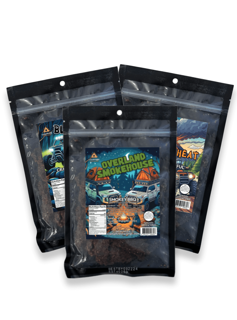 JERKY FLIGHT - 3 BEEF JERKY DEAL - Campfire Cravings - Jerky