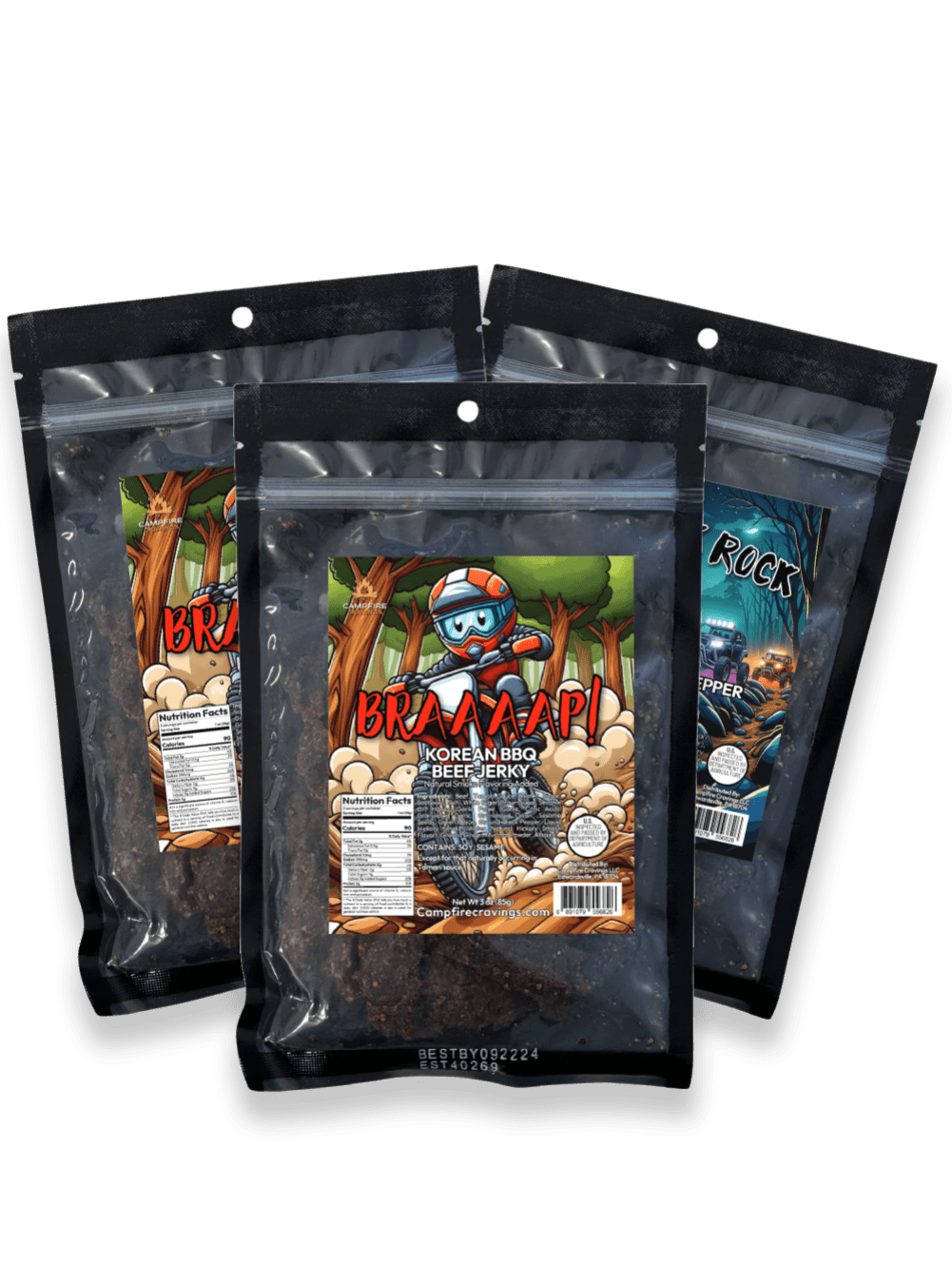 JERKY FLIGHT - 3 BEEF JERKY DEAL - Campfire Cravings - Jerky