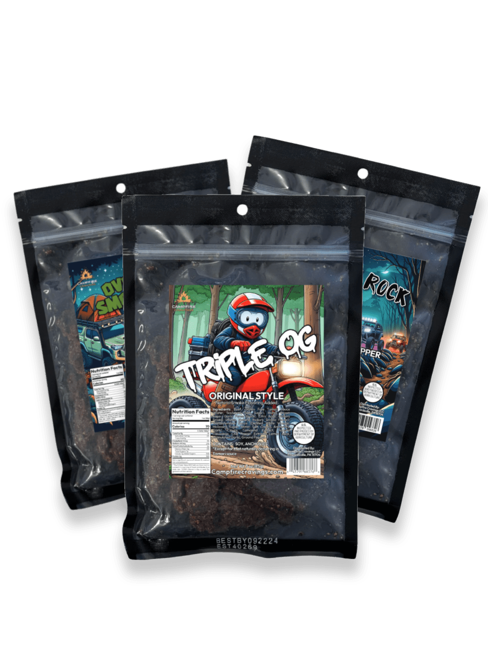 JERKY FLIGHT - 3 BEEF JERKY DEAL - Campfire Cravings - Jerky