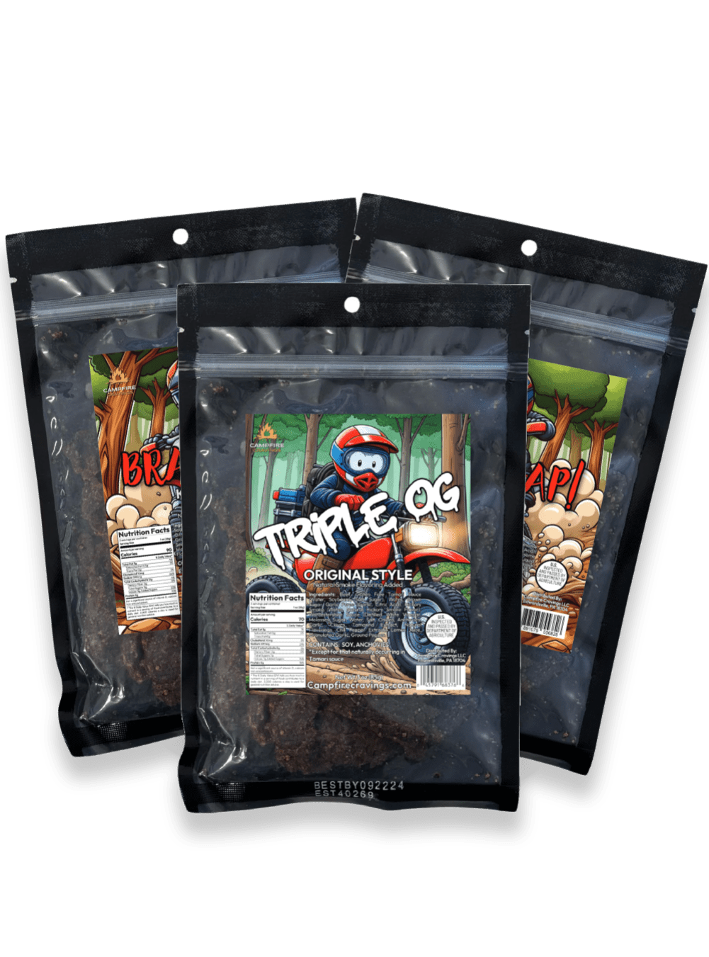 JERKY FLIGHT - 3 BEEF JERKY DEAL - Campfire Cravings - Jerky