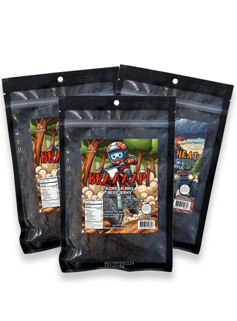 JERKY FLIGHT - 3 BEEF JERKY DEAL - Campfire Cravings - Jerky