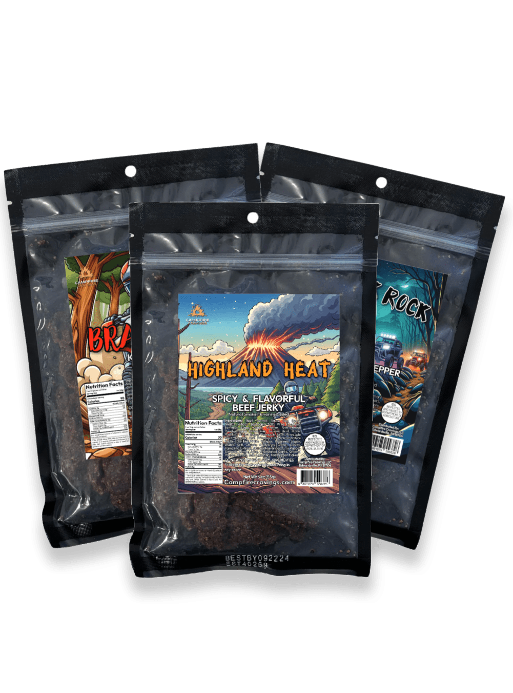 JERKY FLIGHT - 3 BEEF JERKY DEAL - Campfire Cravings - Jerky