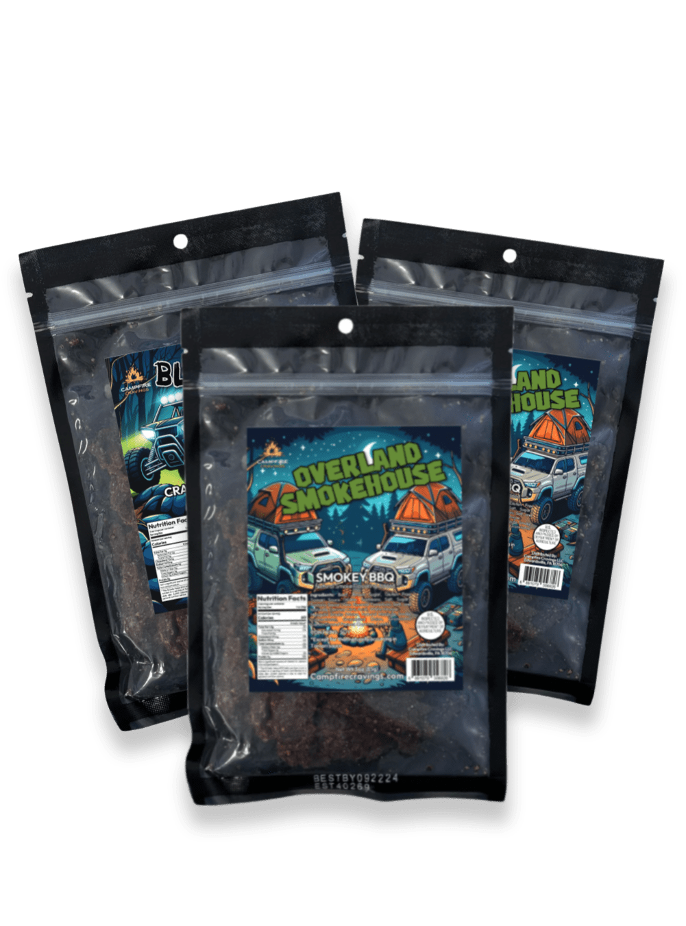 JERKY FLIGHT - 3 BEEF JERKY DEAL - Campfire Cravings - Jerky