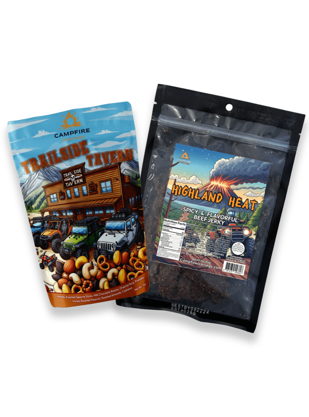 MIX & MATCH - TRAIL MIX & BEEF JERKY - Campfire Cravings -