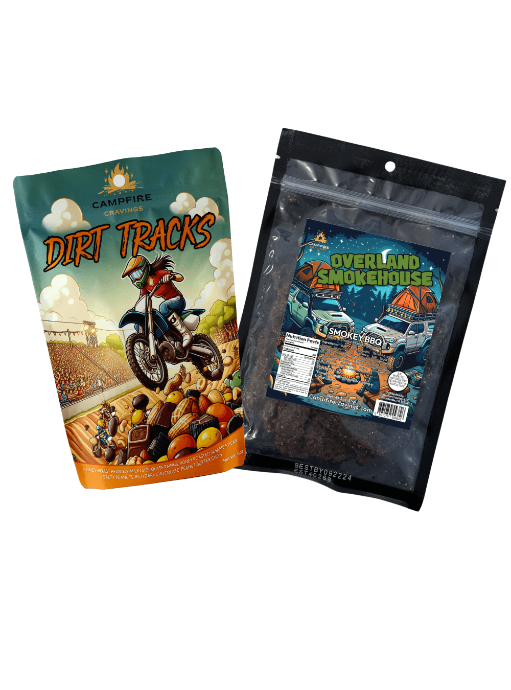 MIX & MATCH - TRAIL MIX & BEEF JERKY - Campfire Cravings -