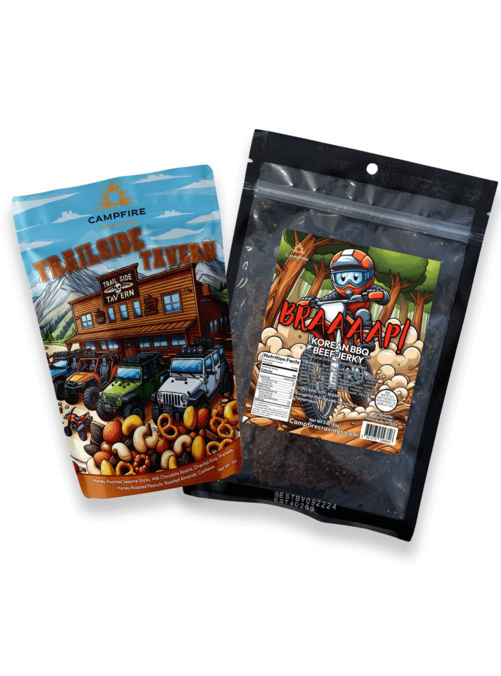MIX & MATCH - TRAIL MIX & BEEF JERKY - Campfire Cravings -