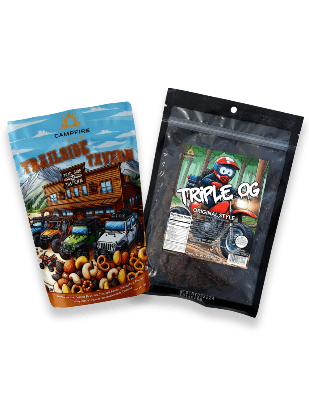 MIX & MATCH - TRAIL MIX & BEEF JERKY - Campfire Cravings -
