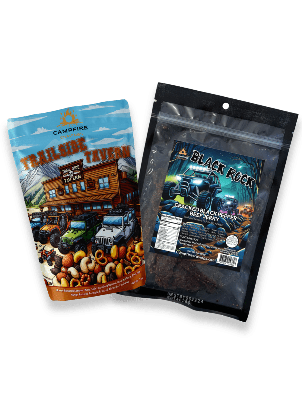 MIX & MATCH - TRAIL MIX & BEEF JERKY - Campfire Cravings -