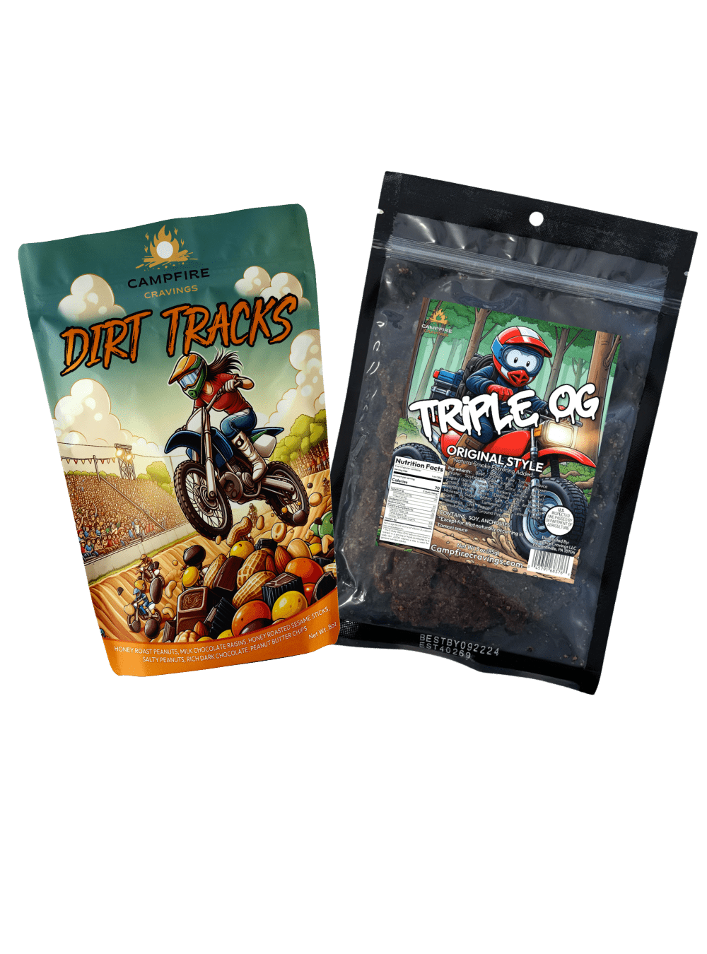 MIX & MATCH - TRAIL MIX & BEEF JERKY - Campfire Cravings -