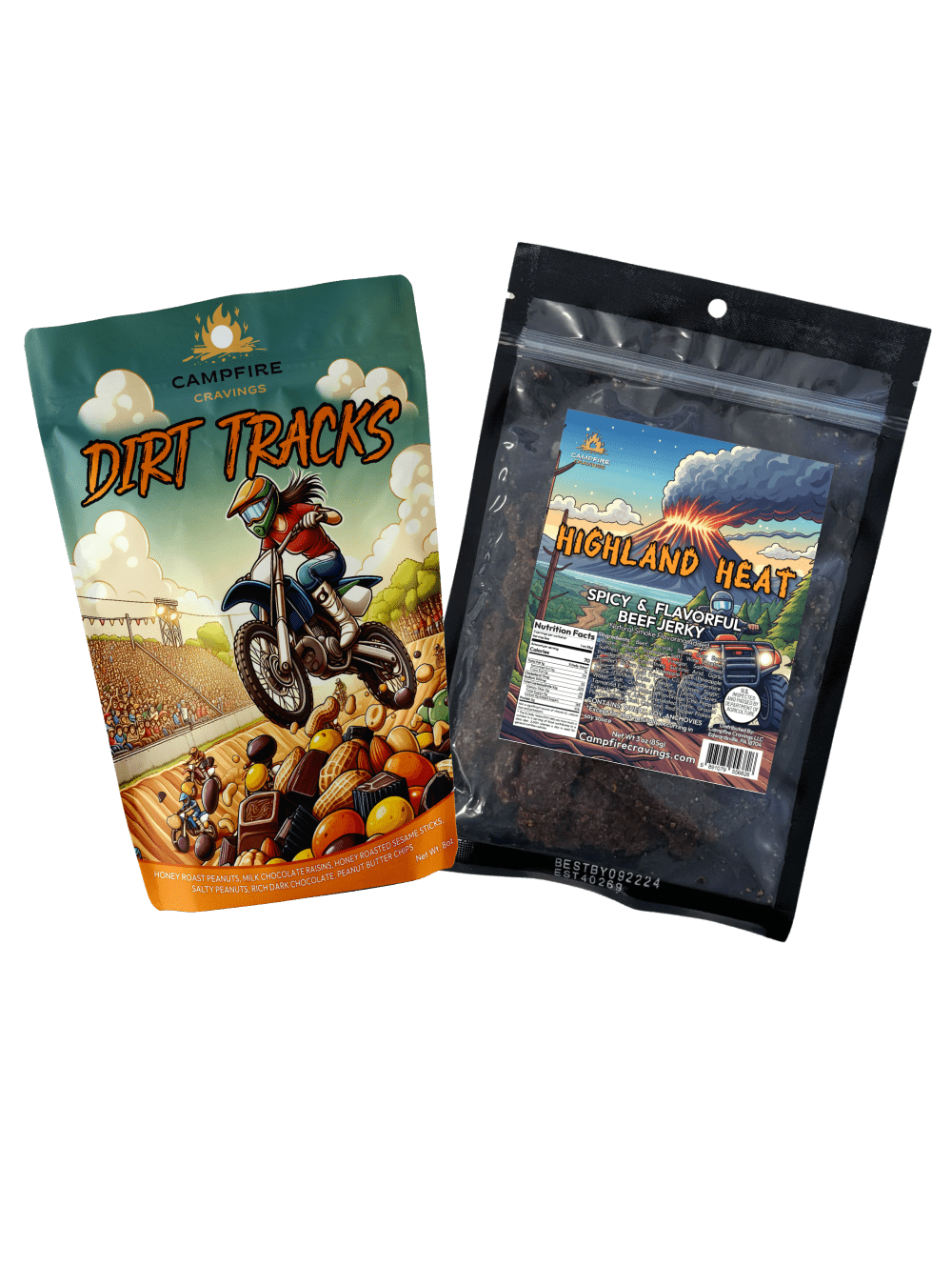 MIX & MATCH - TRAIL MIX & BEEF JERKY - Campfire Cravings -