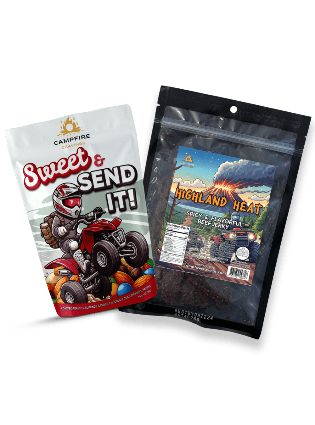 MIX & MATCH - TRAIL MIX & BEEF JERKY - Campfire Cravings -