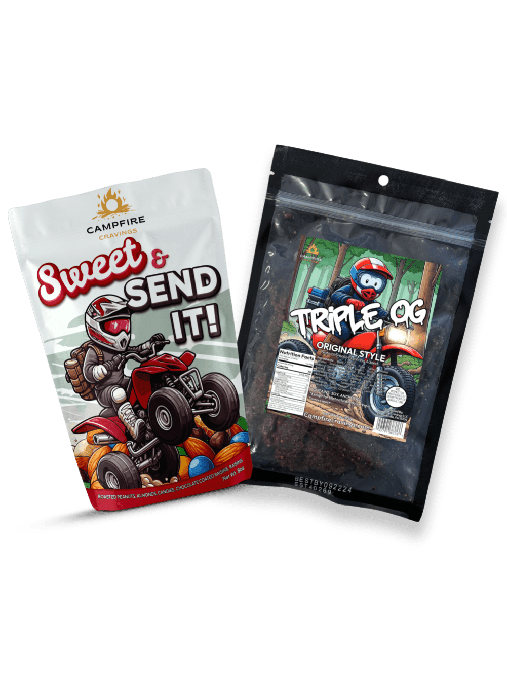 MIX & MATCH - TRAIL MIX & BEEF JERKY - Campfire Cravings -