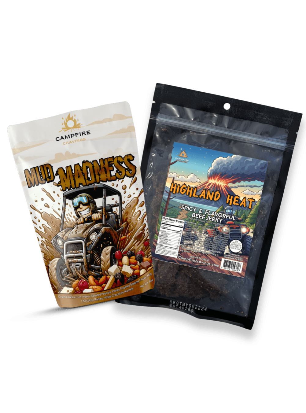 MIX & MATCH - TRAIL MIX & BEEF JERKY - Campfire Cravings -