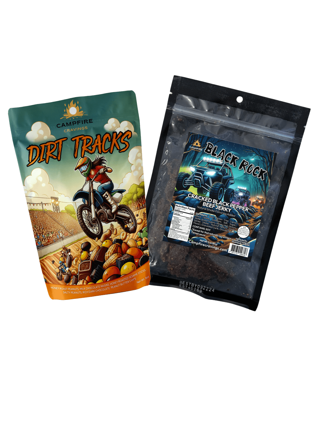 MIX & MATCH - TRAIL MIX & BEEF JERKY - Campfire Cravings -