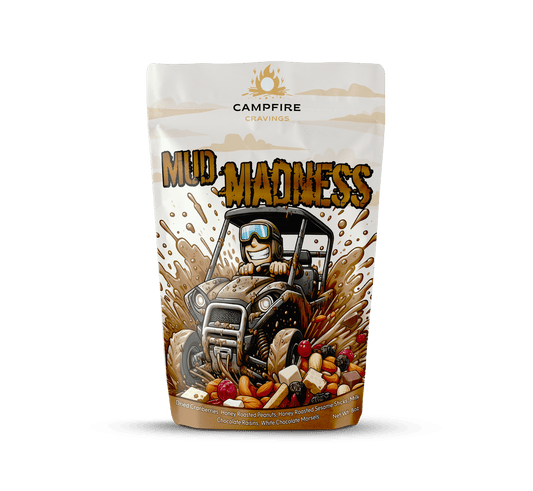 "MUD MADNESS" - CRANBERRY & CHOCOLATE TRAIL MIX - Campfire Cravings -