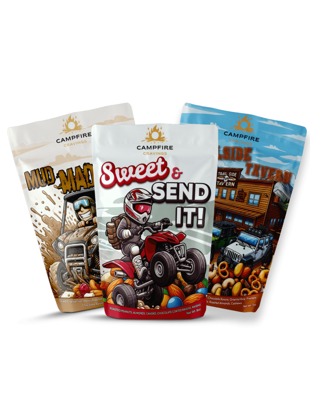 TRAIL TRIO - ANY 3 TRAIL MIX - Campfire Cravings -