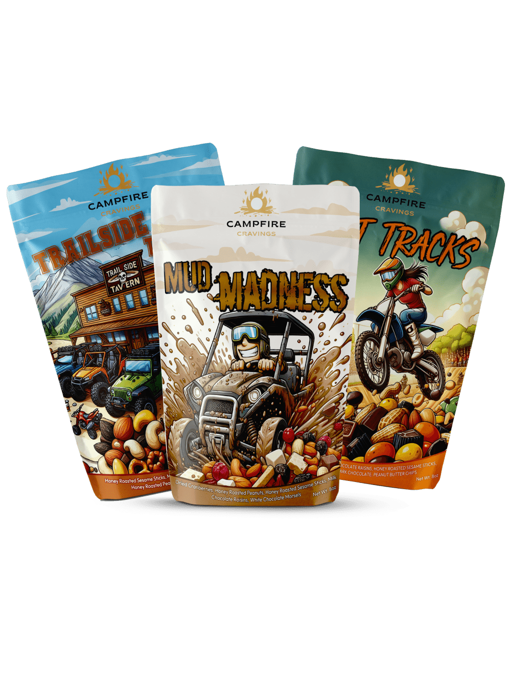 TRAIL TRIO - ANY 3 TRAIL MIX - Campfire Cravings -