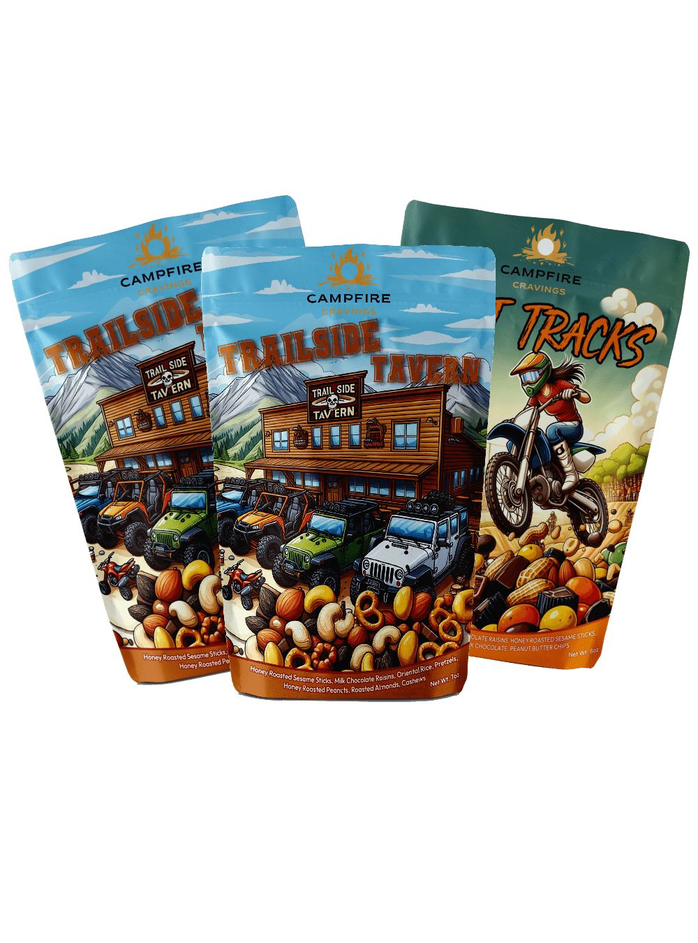 TRAIL TRIO - ANY 3 TRAIL MIX - Campfire Cravings -