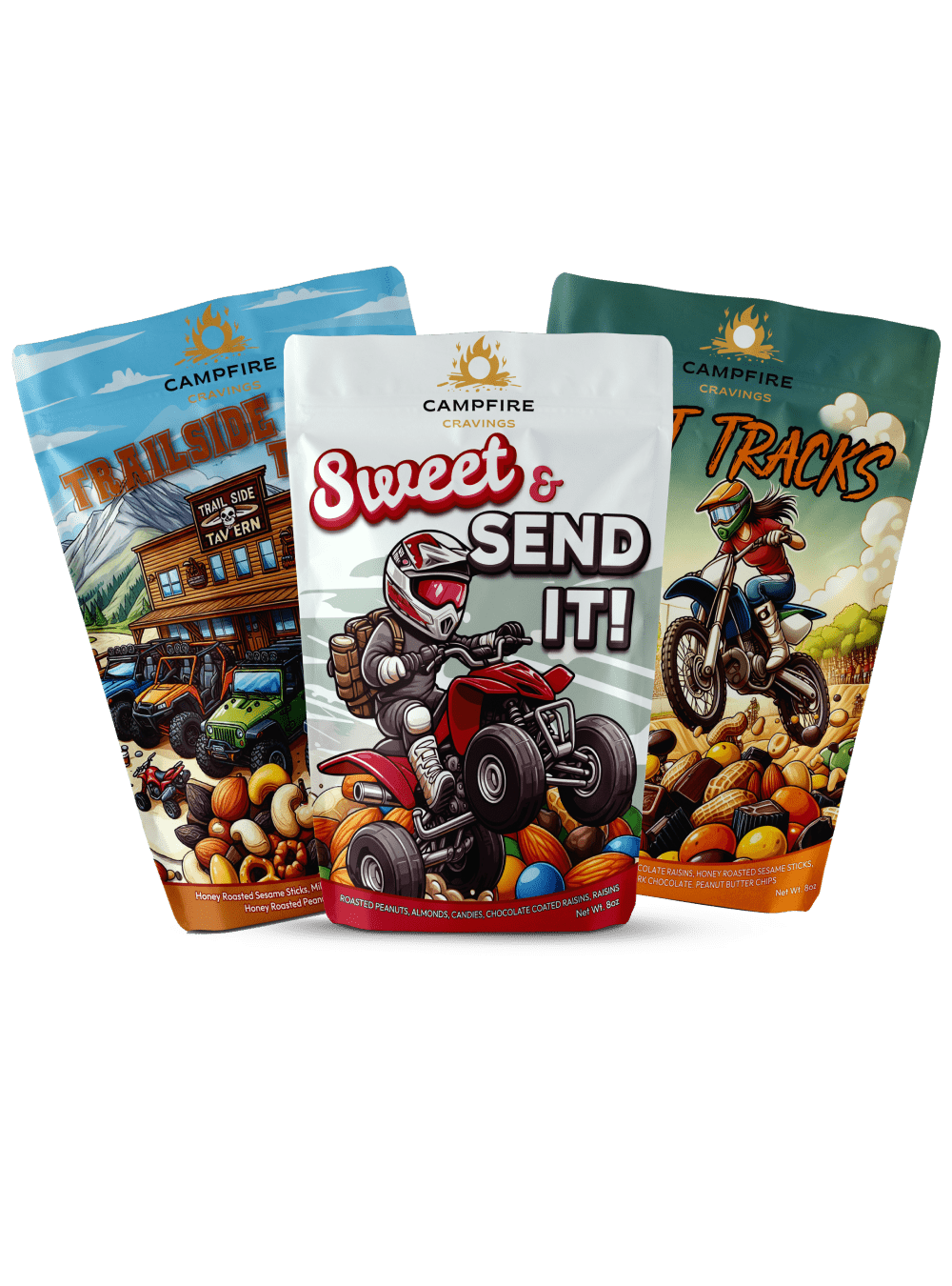 TRAIL TRIO - ANY 3 TRAIL MIX - Campfire Cravings -