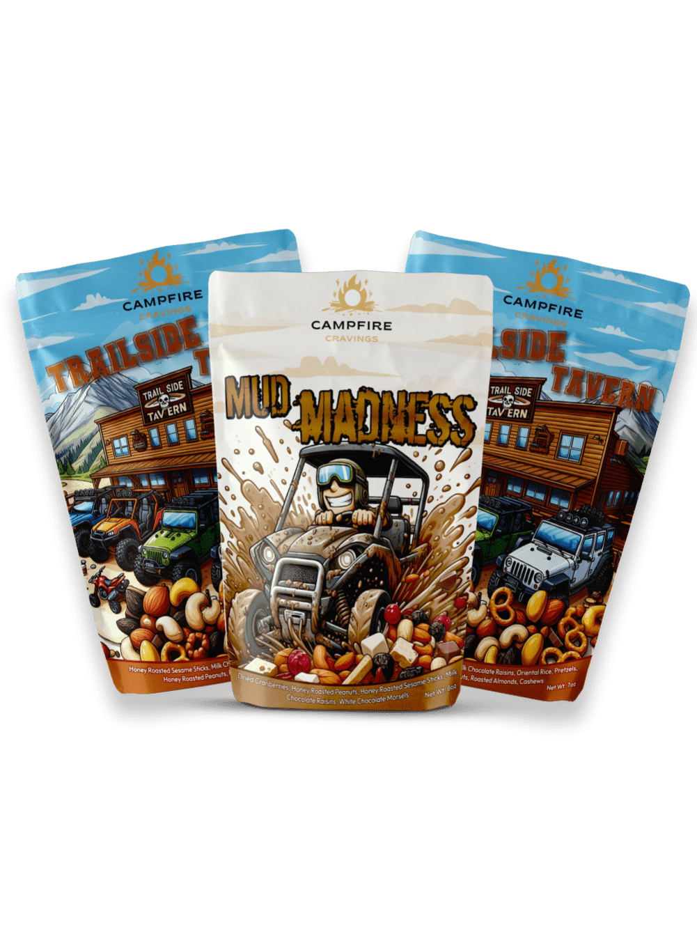 TRAIL TRIO - ANY 3 TRAIL MIX - Campfire Cravings -