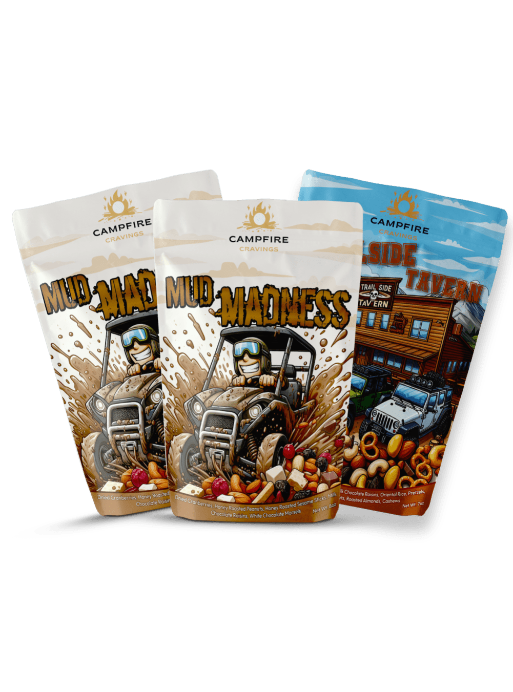 TRAIL TRIO - ANY 3 TRAIL MIX - Campfire Cravings -