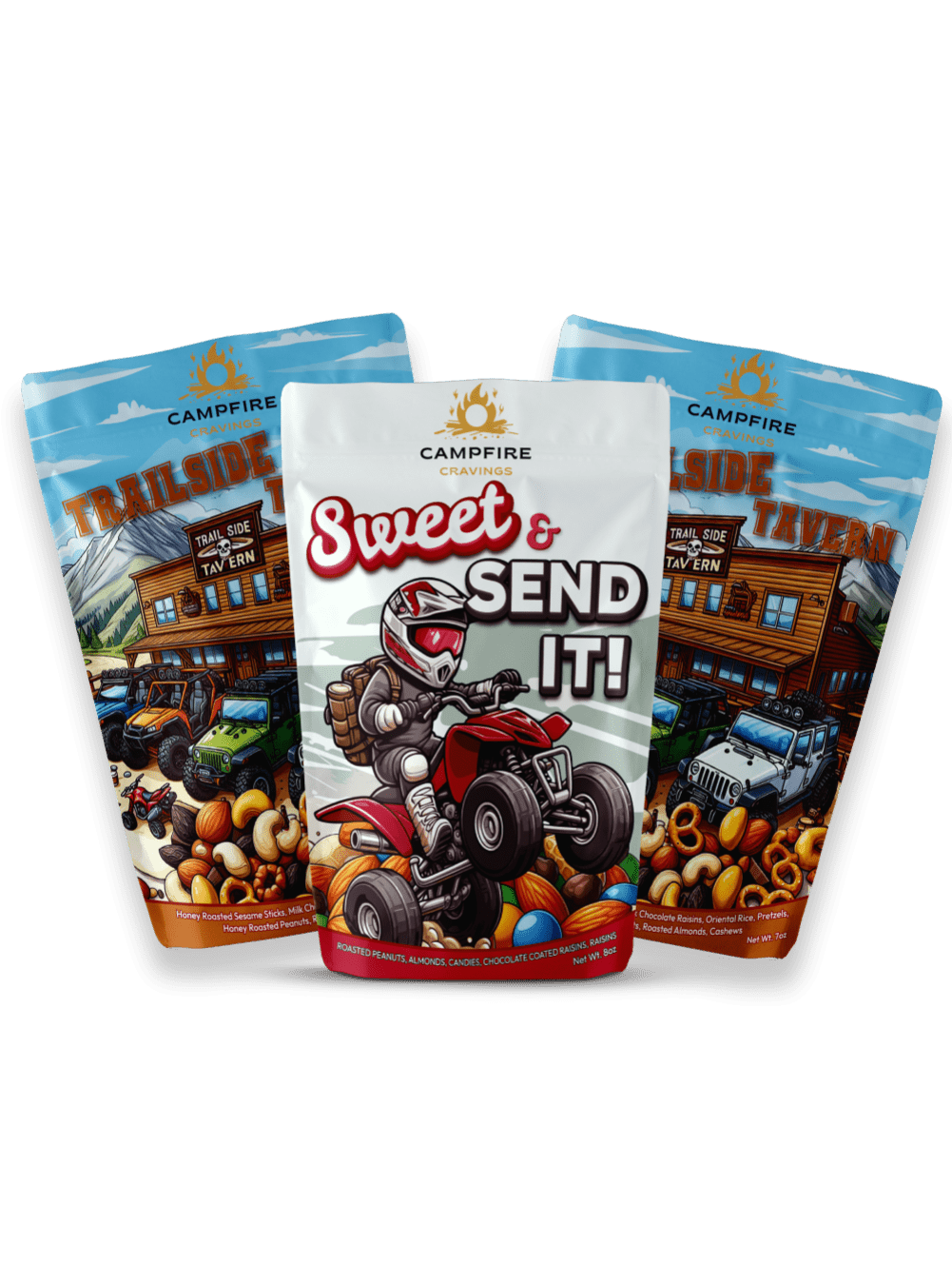 TRAIL TRIO - ANY 3 TRAIL MIX - Campfire Cravings -