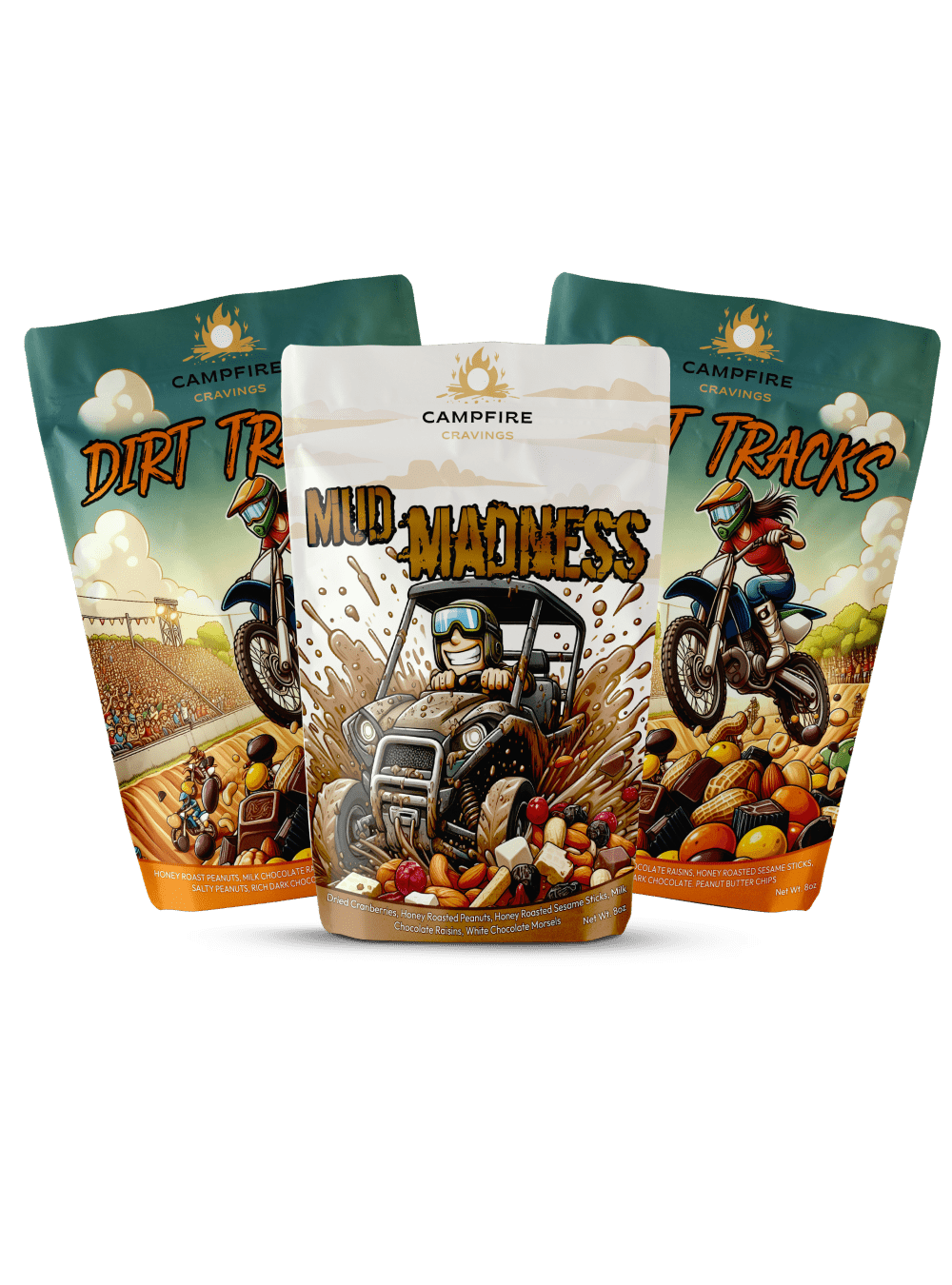 TRAIL TRIO - ANY 3 TRAIL MIX - Campfire Cravings -