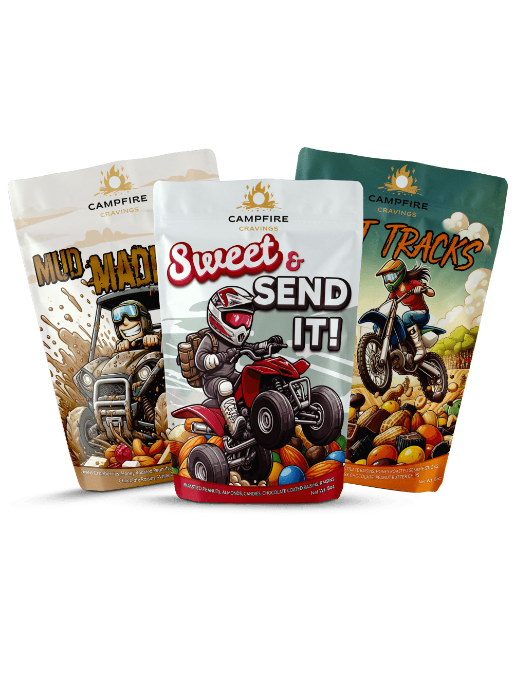 TRAIL TRIO - ANY 3 TRAIL MIX - Campfire Cravings -