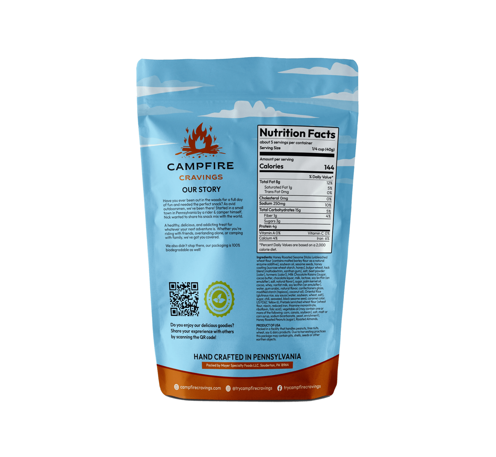 "TRAILSIDE TAVERN" - BAR STYLE SNACK MIX - Campfire Cravings -