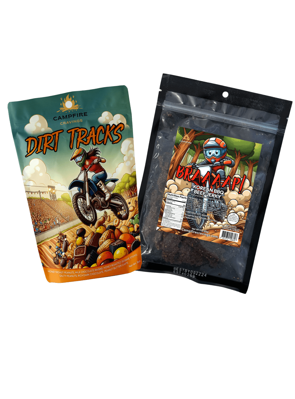 MIX & MATCH - TRAIL MIX & BEEF JERKY - Campfire Cravings - 