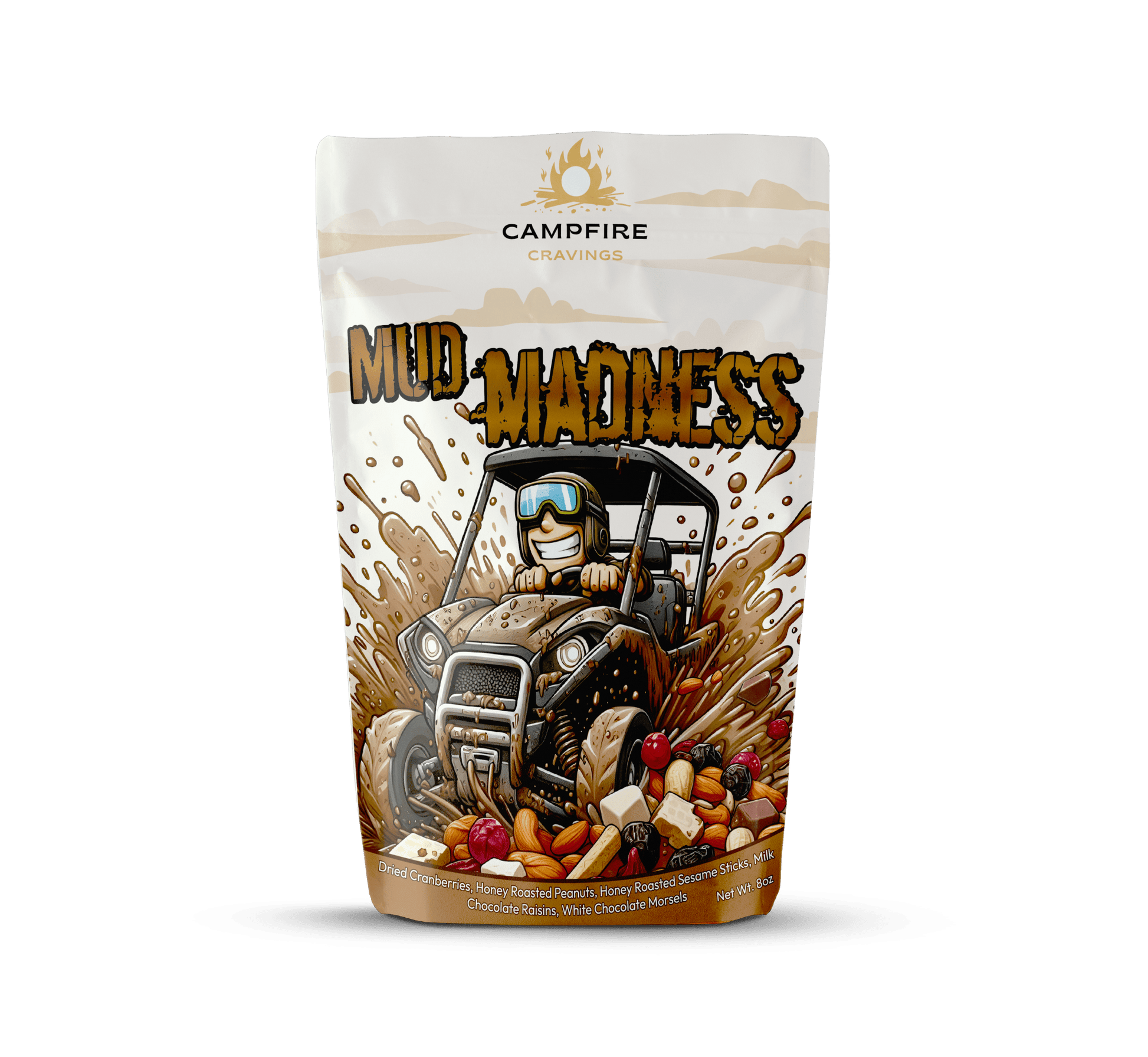 "MUD MADNESS" - CRANBERRY & CHOCOLATE TRAIL MIX - Campfire Cravings - 